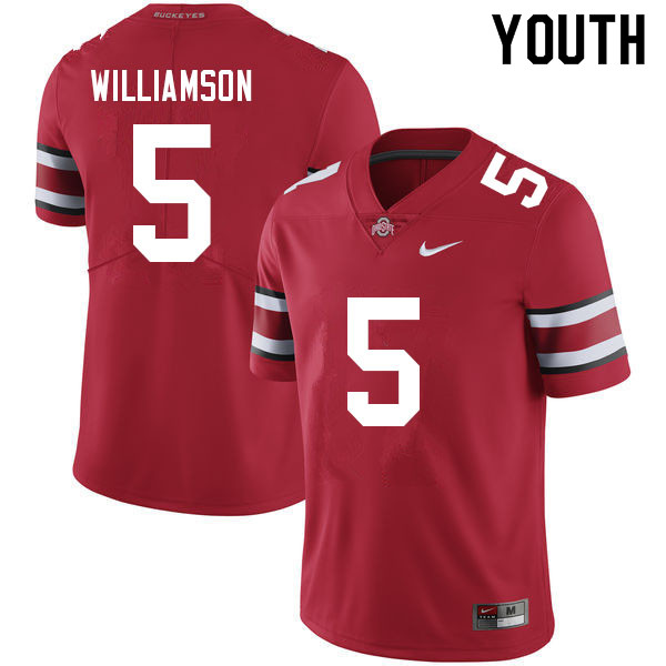 Youth #5 Marcus Williamson Ohio State Buckeyes College Football Jerseys Sale-Red